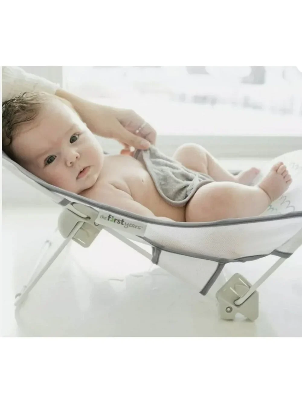 New Folding Baby No Slip Bath The First Years Sure Comfort Inclined Seat